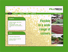 Tablet Screenshot of filltechgranules.com